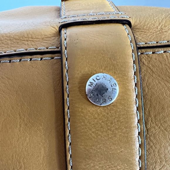 MICHAEL MICHAEL KORS Leather Double Handle Handbag Satchel - Picture 9 of 15